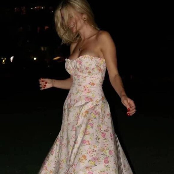 Midi corset sun dress - Picture 5 of 6